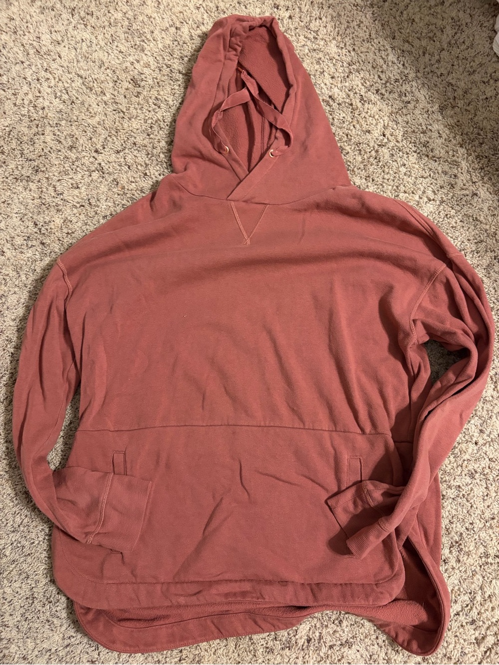 Women’s Rust Hooded Pullover Sweater